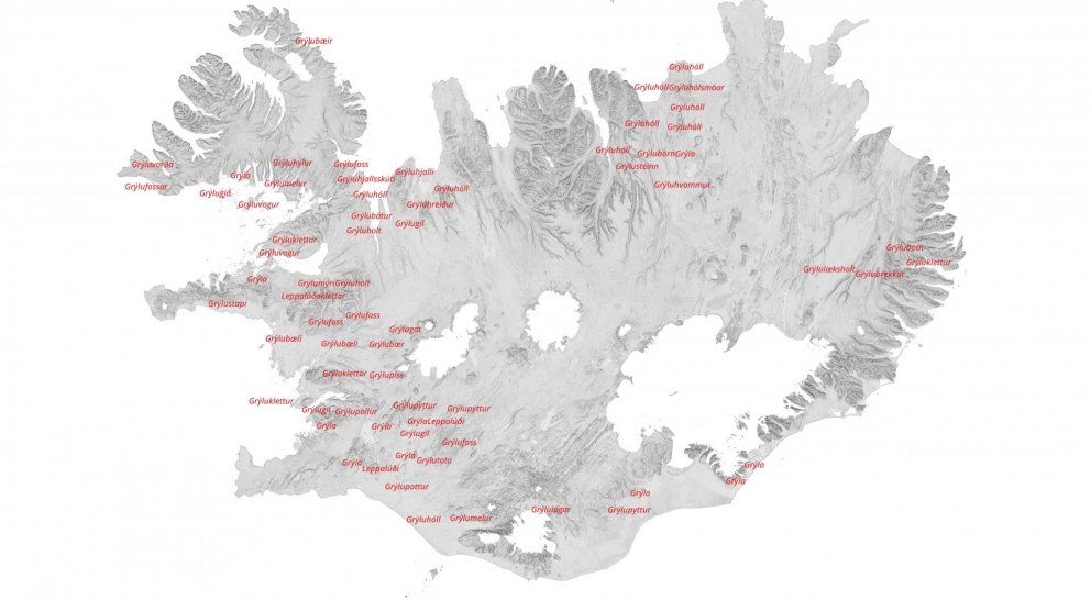 Í örnefnalagi IS 50V er að finna skemmtileg örnefni. Þar eru meðal annars til ýmis örnefni með tengi…